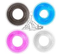 binxliuxo Anillos de hombre multicolor de 4 piezas Juego de tiempo de retardo para hombre-colores aleatorios.