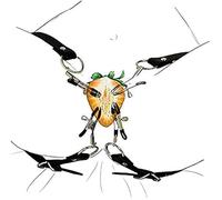 binxliuxo B-D-S-M Correas elásticas de Cuero de 2 Vueltas para Muslo con Clips