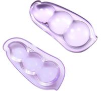 binxliuxo Silicone Hand Rest Pad Comfortable Office Mouse Pad Wrist Support Desktop Wrist Pad Waterproof Anti-Slip Transparent Rest Cushion Comfort & Support for Typing and Gaming-Random Color (2PCS)