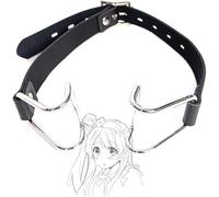 binxliuxo WENRONG 1PC B-D-S-M Labios metálicos Ajustables para Juegos de rol con Cierre de Doble Anilla