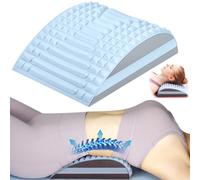 BINYI Align Back Stretcher Pillow Neck Shape Stretcher 2 en 1 Almohada de Apoyo para Espalda Almohada Lumbar Refresh Neck & Back Neckcrack and Orthopedic