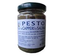 BIO alcaparras pesto con aceite de oliva Gr. 140 - Caja de 6 piezas