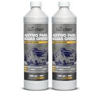 Bio-Chem Aditivo para depósitos de Aguas Grises de 2L | Aditivo para depósitos de Agua de Furgonetas Camper, WC caravanas - Agente Limpiador para depósitos de Agua