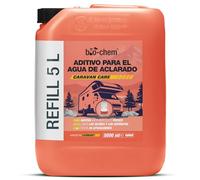bio-chem - Aditivo Sanitario para el Agua de Las cisternas 5L - Nueva fórmula con microorganismos - Producto de Limpieza para inodoros Secos en campings y caravanas