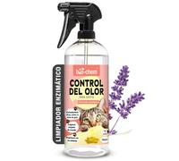 Bio-Chem - Eliminador de olores para gatos 750 ml - Desodorante para quitar el olor a orina de gato - Limpieza de la cama del gato - limpiadores domésticos