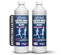 bio-chem Eliminador de olores Sport 2 x 1000 ml | Detergente deportivo contra el olor a sudor | Aditivo de lavado para ropa deportiva y ropa funcional | probiótico y enzimático | fabricado en Alemania