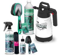 bio-chem Juego de limpieza para bicicleta de 7 piezas - Cuidado cuidadoso y cuidadoso con el material: limpiador de bicicleta 1000 ml + limpiador de cadena 750 ml + aceite de cadena 100 ml +
