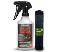 Bio-Chem - Limpiacristales para chimeneas 500ml + paño de microfibra - Productos de limpieza y accesorios para estufas de leña, de pellets - Limpiacristales