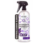 bio-chem Limpiador Enzimático 750 ml - Quitaolores y Quitamanchas Potente | Fórmula probiótica 5X Enzyme Boost contra olores y manchas orgánicas: orina, vómito, sudor, comida | Aroma lavanda