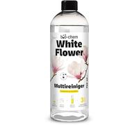 bio-chem - Limpiador multiusos concentrado 750 ml, aroma White Flower - Limpieza de cocina, baño, suelos y superficies acristaladas - Hasta 3L de limpiador