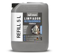 Bio-Chem - Limpiador ultrasónico concentrado 5L - Uso profesional en talleres y garajes - Adecuado para carburadores y otros componentes también metal, aluminio, latón