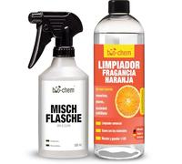 Bio-Chem - Limpiador universal con extractos de piel de naranja 750 ml con botella mezcladora - Spray detergente para el cuidado del hogar - Productos domésticos para la limpieza del hogar