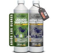 bio-chem Set de 2 productos para los depósitos de inodoros de camping