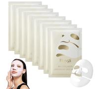 Bio Collagen Deep Mask,8 Piezas Bio Collagen Real Deep Mask,Mascarilla Bio Colágeno Noche,Hidrata en Profundidad, Proporciona Una Hidratación Duradera,Reduce Arrugas,Para Todo Tipo De Piel