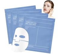 Bio Collagen Real Deep Mask, 4 Piezas Mascarilla Colageno Facial Coreana,Mascarillas Nocturna Hidratante,Minimiza Poros y Mejora la Elasticidad,Mascarilla Facial de Hidratación Profunda con Colágeno