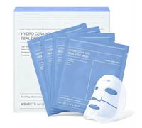Bio Collagen Real Deep Mask,Mascarilla Nocturna Hidratante,Hidrata Reafirma | Mascarilla Colageno Facial,Mascarillas Facial de Hidratación Profunda con Colágeno,Ácido Hialurónico Nicotinamida,4Pcs