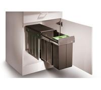 Bio Doble 30 Dt, Basura para Drehtüren, Con Cap Orgánico, Antracita