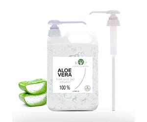 BIO Fresh Aloe Vera, Líquido, Concentrado. Jugo concentrado directamente de la planta. 100% Natural y Puro. Prensado en frío. Orgánico - 2000 ml 2 L
