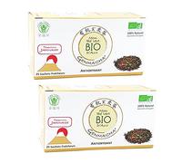 ✅ ** BIO ** Genmaicha orgánico Green Tea - Té verde Sencha orgánico con arroz a la parrilla - Set de 2 x 25 sobres de 2g - Tradición Japonesa - Certificado AB por Ecocert - GENMAICHA2G