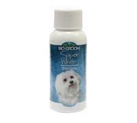 Bio-Groom - Champú para perros Super White - Para pieles blancas y claras - Champú aclarador - Aporta brillo al pelaje - Con proteína de soja - 59 ml