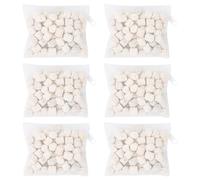 Bio-max - Paquete de 6 filtros de acuario de repuesto para acuarios Fluval Spec, 360.0 g/360 g, anillos de biocerámica para filtro de alimentación AC50/AC70/AC110, filtro de filtración biológica de