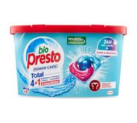 Bio Presto Power Caps Higiene & Frescura, Detergente Lavadora Dosificado en Cápsulas Elimina la suciedad y las bacterias, Paquete de 18 lavados