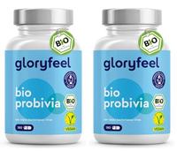 Bio Probióticos y Prebióticos Intestinales - 180 Cápsulas - 20 mil millones de UFC, 21 cepas bacterianas + Inulina orgánica - Lactobacillus y Bifidobacterium (Paquete de 2)
