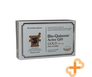 BIO-QUINONA Active Q10 Oro Metabolismo Energético Reduce La Fatiga 90 Cápsulas