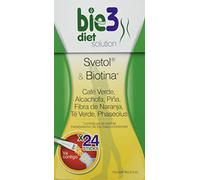Bio3 – Diet Solution Svetol y Biotina – Soluble en agua – Ayuda en el cuidado del peso – 24 sticks