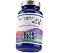 Bio3 Magnesio PURE - Bisglicinato de Magnesio 300 mg Elementales - Alta Absorción y Excelente Tolerancia Digestiva - 60 Cápsulas Veganas
