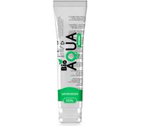 BIOAQUA Lubricante Natural Base Agua 100 ml - Suave Fórmula Para Placer Confortable