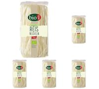 BIOASIA Fideos de arroz ecológico, fideos asiáticos elaborados con 100 % harina de arroz ecológica, sin gluten y veganos, 1 x 200 g (Paquete de 5)