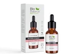 BioBalance Colágeno C + Vitamina C Super Serum | 30ml | Suero facial | Líneas finas y arrugas | Hidratante | Tratamiento de manchas oscuras | 4.5% colágeno marino