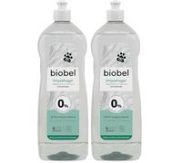 Biobel 0% - Limpiador Multiusos Ecológico Concentrado -1L - Ingredientes Naturales - Biodegradable, Sin perfume y petfriendly (Paquete de 2)