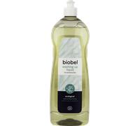 Biobel - Lavavajillas Manual - 100% Natural - Limpia, Desengrasa y Abrillanta - Aroma de Limón - Indicado para Pieles y Manos Sensibles - Ideal para Utensilios de Cocina - 1 L
