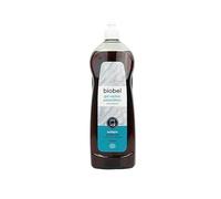 Biobel - Gel de Lavavajillas Automático - 100% Natural - Enriquecido con Jabón Natural - Elimina la Suciedad Incrustada - Actúa como Desengrasante - Sin Alérgenos - 1 L
