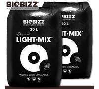 Biobizz 2 X 20 L Light-Mix Tierra Orgánica Para Plantas Con Perlite