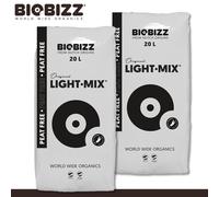 Biobizz 2x20L Light-Mix Sustrato Orgánico Para Plantas Sin Turba
