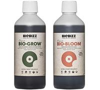 BioBizz Bio Grow & Bio Bloom - Nutrientes orgánicos para plantas del suelo (500 ml) - Grow & Bloom