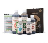 BioBizz Paquete de iniciación orgánico Bio Bizz Grow Bloom Top MAX Bio Heaven Root Juice