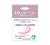 BIOCENTER Ambientador Natural Talco Rosa (2 Unidades) - Certificado ecológico y Vegano