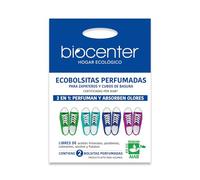 BIOCENTER Ambientador quita olor natural para Zapateros y Cubos de basura (2 unidades). Ecológico y vegano
