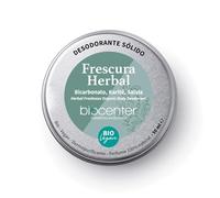 BIOCENTER Desodorante sólido natural - Frescura Herbal - certificado ecológico con perfume 100% natural