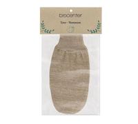 BIOCENTER Guante exfoliante de LINO ecológico - Hammam - Profunda exfoliación de la piel
