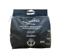 Biochar Orgánico para Plantas y Huerto Mejorador de Suelo Natural Retiene Agua y Nutrientes Agricultura Regenerativa Enmienda Organica Suelo Biochar for Plants 3KG APROX