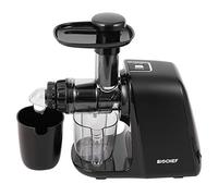 Extractor de zumos BioChef Axis Compact Cold Press Juicer - Licuadora en frío con Regulador de pulpa y BPA Free. 3 Años de Garantía. (Negro)