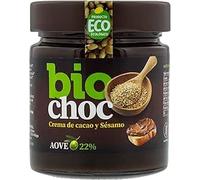 Biochoc - Sésamo - Crema de cacao con Aceite de Oliva Virgen Extra - 100% Ecológica - Sin gluten, Sin leche, Sin huevo 200 g. (Pack 1)