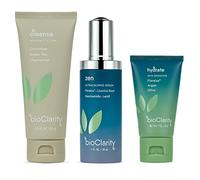 bioClarity 3 etapas Ultra Calming Rutina (30 días) para la piel propensa al enrojecimiento, 100% limpia, ingredientes veganos, contiene manzanilla, floralux, vitamina B3, lente