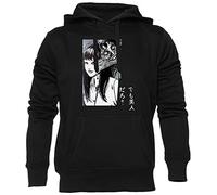BIOCLOD Tomie Junji Ito Collection Hombres Mujeres Unisexo Sudadera Negro Men Women Unisex Hoodie Black