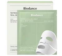 Biodance Mascarilla refrescante de algas marinas Real Deep Mask - 4 unidades